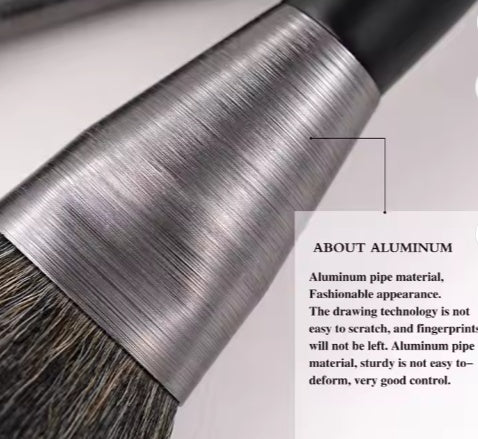 BEILI Low MOQ Ship Fast Custom High Quality Make Up Brushes Wholesale Wood Handle Premium Natural10pcs Makeup Brush