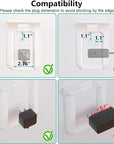 WALI outlet shelf wall holder in white