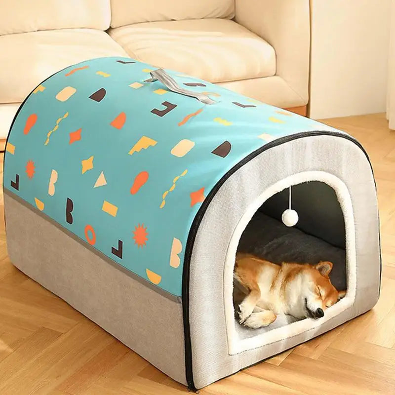 New Super Soft Dog House Indoor Deep Sleep Dog Cage Dog Cave Washable Cat House Cat Nesk Pet Items for Small Medium Large Dogs