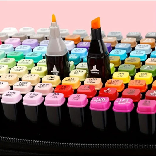 168 Colors Dual Brush Tip Art Markers Coloring Marker For Book Painting Card Making Christmas Gift For Adults Kids 168