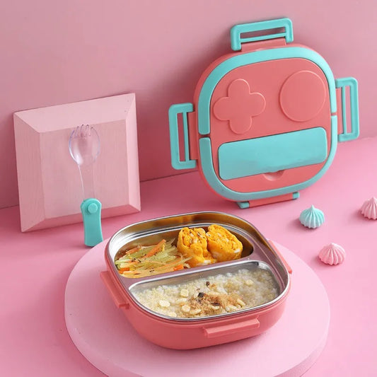 Outing Tableware 304 Portable Stainless Steel Lunch Box Baby Child Student Outdoor Camping Picnic Food Container Bento Box