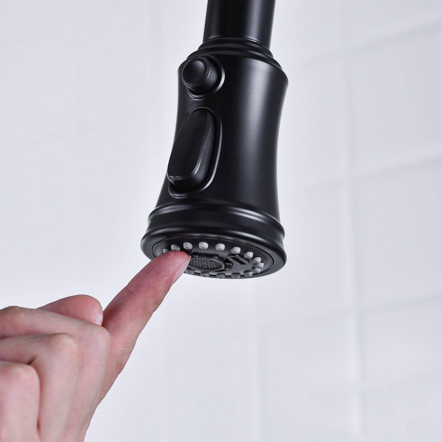 Pull Down Dual Handle Kitchen Faucet