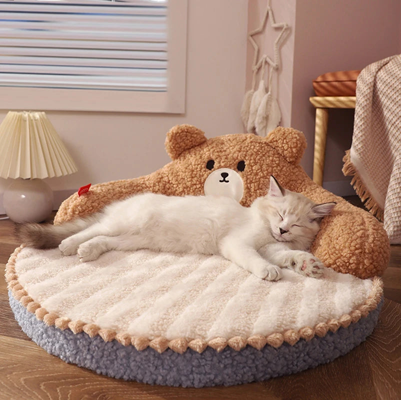 Cat Bed Pet Pad Cushion for Small Medium Dogs Sleeping Beds Cats Durable Mat Removable Mat Pet Supplies