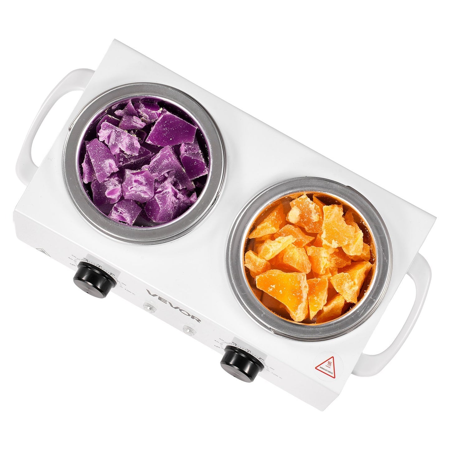 Double Wax Warmer 1200ML Professional Dual Wax Heater Pot For Hair Removal