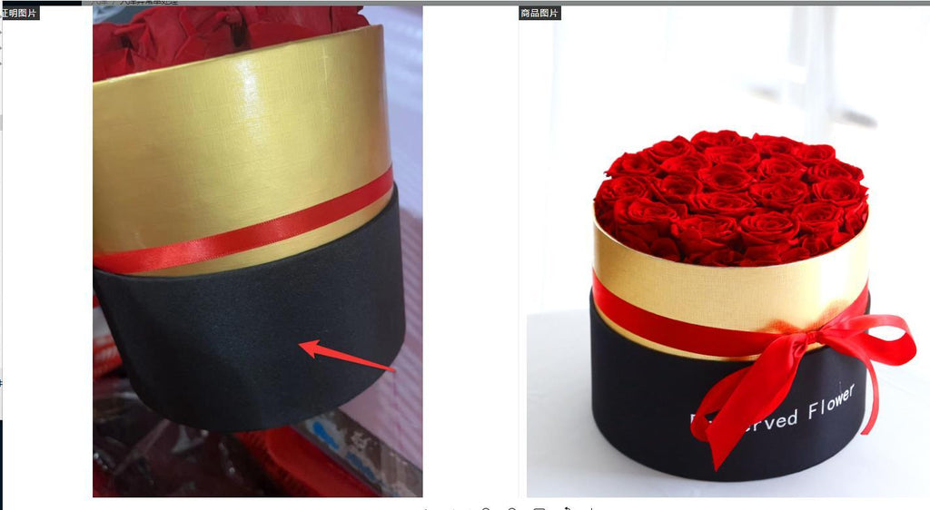 Eternal Roses in Box – Preserved Real Rose Flowers Gift Set for Valentine’s Day