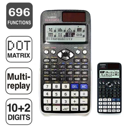 Scientific Calculator with 696 Functions Advanced Scientific Calculator Portable Student Calculator for Math Teaching