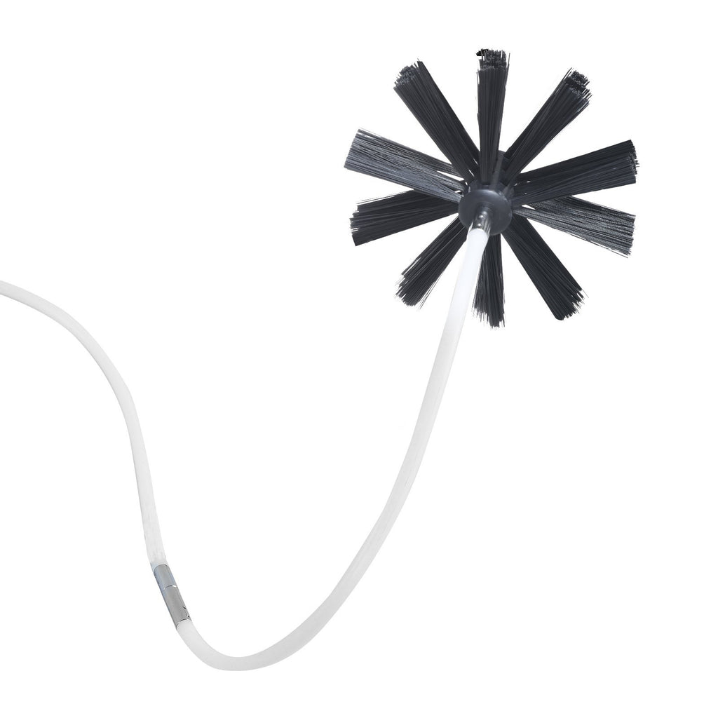 VEVOR 40 FEET Dryer Vent Cleaner Kit, 29 Pieces Duct Cleaning Brush, Reinforced Nylon Dryer Vent Brush, Dryer Cleaning Tools Lint Remover With Flexible Lint Trap Brush, Clamp Connectors