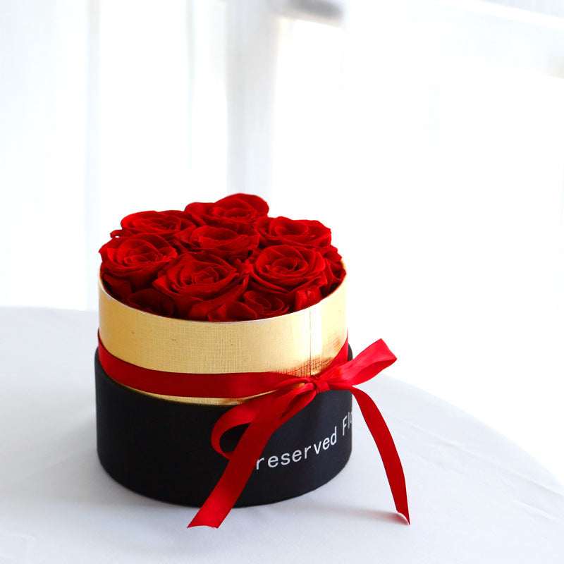 Eternal Roses in Box – Preserved Real Rose Flowers Gift Set for Valentine’s Day