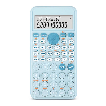 Scientific Calculators Cute Desktop Calculator with 240 Functions 2 Line LCD Screen Ideal for Students School Office