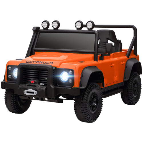 Electric Car For Remote Control, Dual Motors, Spring Suspension, LED Lights, Orange