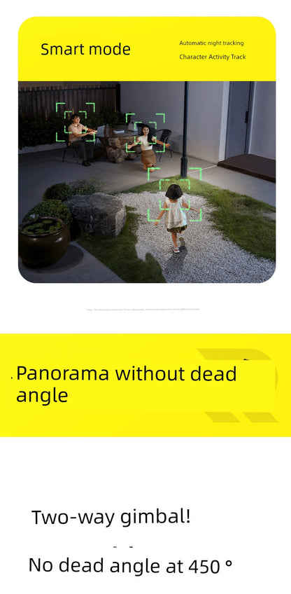 Outdoor No Dead Angle Voice HD Night Vision Camera