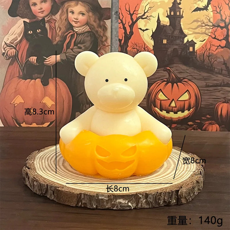 1pc Bear/Rabbit Shape Aromatherapy Candle Romantic Scented Candle Cute Valentine's Day Gift Ornament Photo Props Home Decoration