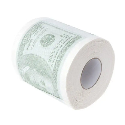 1~5PCS Funny One Hundred Dollar Bill Toilet Roll Paper Money Roll $100 Novel Gift Household Merchandises Household Cleaning