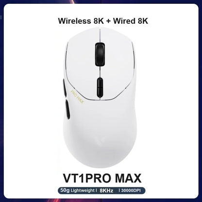 Rapoo VT1PRO/VT1PRO MA/VT3PRO/VT3PRO Max Wireless Gaming Mouse 8KHz Polling Rate 26000/30000 DPI 59g Lightweight Optical Sensor