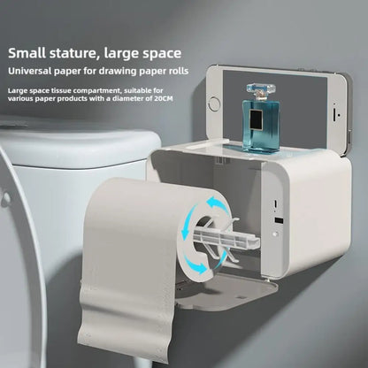 2025 Upgraded Smart Touchless Toilet Paper Dispenser - Electronic Sensor Paper Towel Dispenser, Wall-Mounted