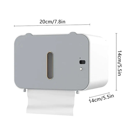 2025 Upgraded Smart Touchless Toilet Paper Dispenser - Electronic Sensor Paper Towel Dispenser, Wall-Mounted