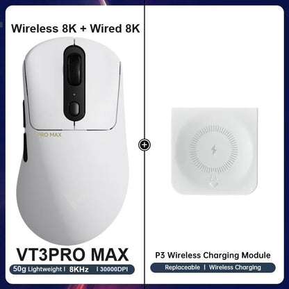 Rapoo VT1PRO/VT1PRO MA/VT3PRO/VT3PRO Max Wireless Gaming Mouse 8KHz Polling Rate 26000/30000 DPI 59g Lightweight Optical Sensor