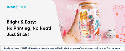 Miniso Tom and Jerry Easy peel waterproof DIY Decals 3D transfers uvdtf crystal stickers 16oz uv dtf tumbler cup wraps sticker