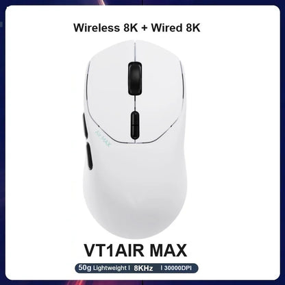 Rapoo VT1PRO/VT1PRO MA/VT3PRO/VT3PRO Max Wireless Gaming Mouse 8KHz Polling Rate 26000/30000 DPI 59g Lightweight Optical Sensor