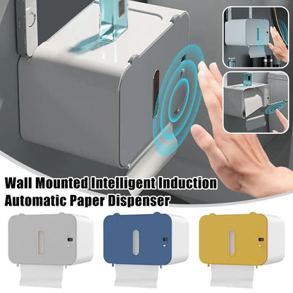 2025 Upgraded Smart Touchless Toilet Paper Dispenser - Electronic Sensor Paper Towel Dispenser, Wall-Mounted