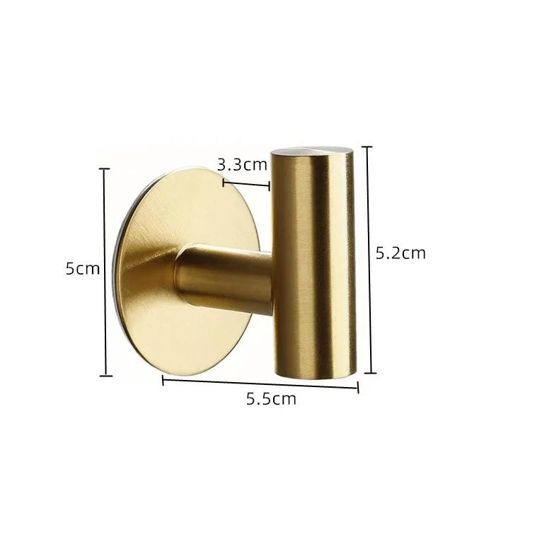 1/2Pcs Stainless Steel Silver Bathroom Hardware Set Towel Rack Toilet Paper Holder Towel Bar Hook Bathroom Accessories