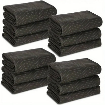 Moving Blankets 72"x80"(65lb/dz) 12Pack Furniture Shipping Packing Blankets Pads