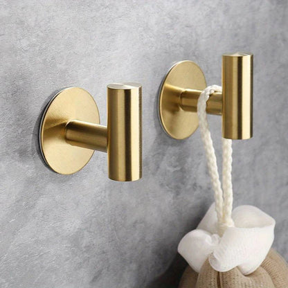 1/2Pcs Stainless Steel Silver Bathroom Hardware Set Towel Rack Toilet Paper Holder Towel Bar Hook Bathroom Accessories