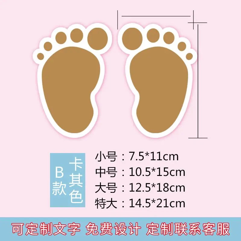 10PCS Shopping Mall School Floor Stairs Step Stickers Footprint Posters Decoration Be Careful Slippery Waterproof Wear-resistant