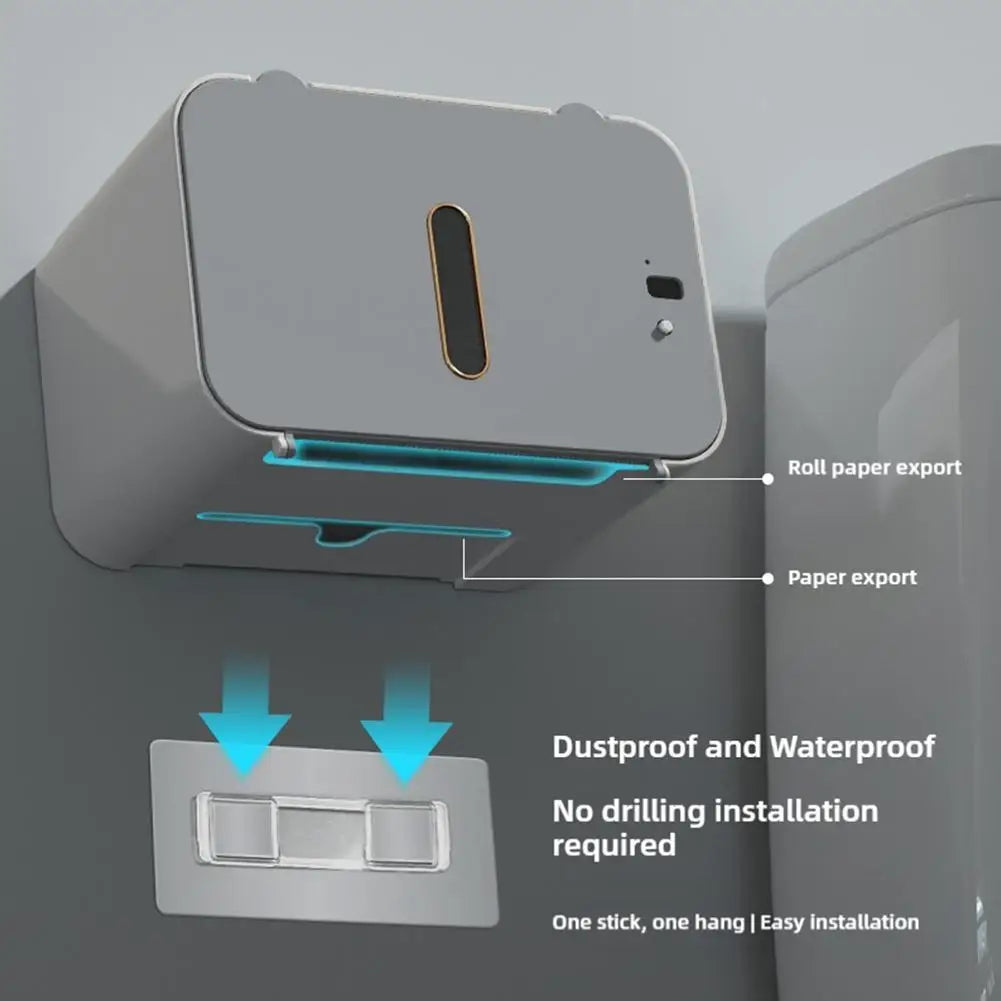 2025 Upgraded Smart Touchless Toilet Paper Dispenser - Electronic Sensor Paper Towel Dispenser, Wall-Mounted