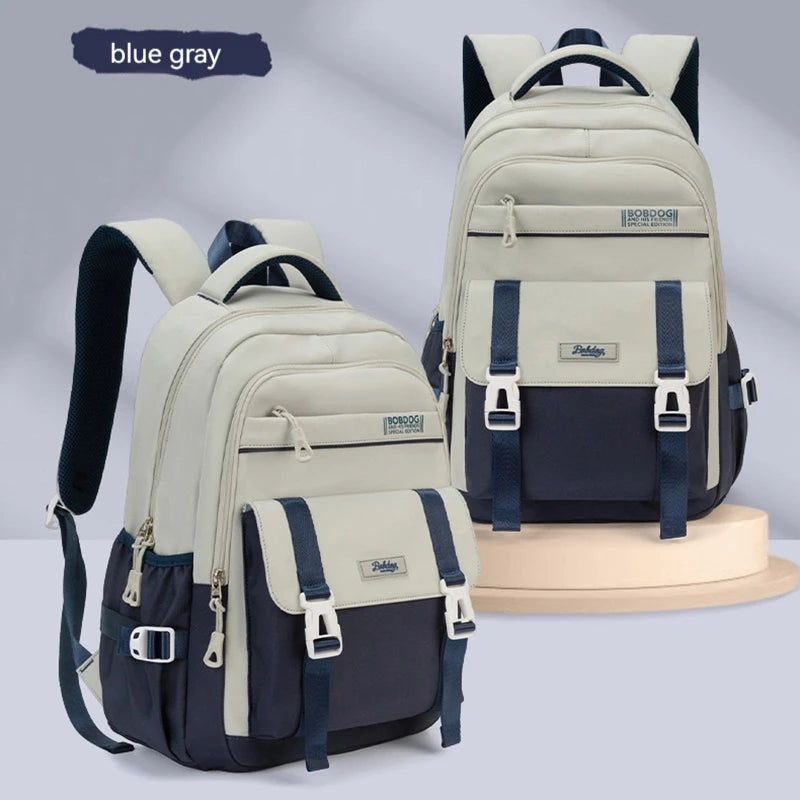 Large Capacity Backpack 2024 New College Style Female Leisure Backpack Fashion Travel Junior High School Students