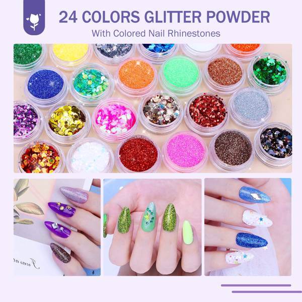 Acrylic Nail Polish Kit, Including Everything For Beginners, Professional Nail Primer Kit