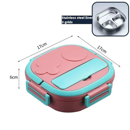 Outing Tableware 304 Portable Stainless Steel Lunch Box Baby Child Student Outdoor Camping Picnic Food Container Bento Box