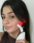 Beauty Facial Massager, 7 Color Wavy Acne Beauty Microcurrent Facial Device Skin Firming for Face Neck Beauty Device,