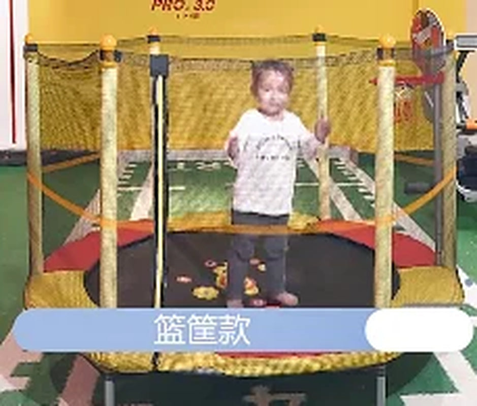 Trampoline Home Children Indoor Baby Bouncing Bed Children Adult Fitness Belt Netting Family Toy Jump Bed