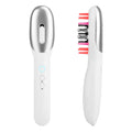 1Pc Electric Scalp Massage Comb Microcurrent Hair Brush Handheld Head Scratcher Massager Hair Oil Applicator With Vibration Micro-Current Mode Red & Blue Light Therapy Oil Applicator