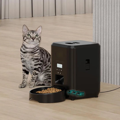 New 2L Pet Feeder, Smart Food Dispenser for Cats and Dogs, Regular and Quantitative Feeding of Pets, Scientific Feeding Supplies