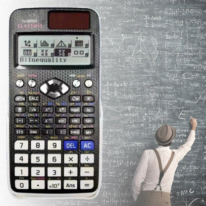 Advanced Scientific Calculator with Natural Display Math Calculator Solar Battery Power with 696 Functions for Students