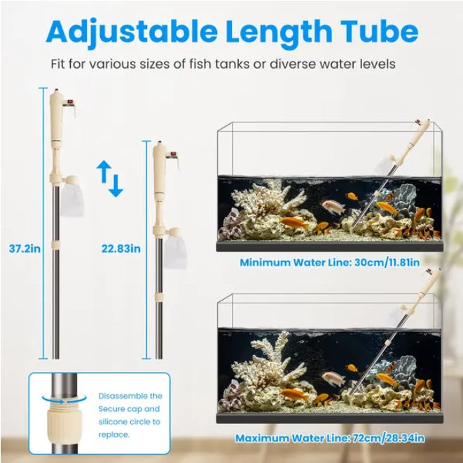 Multi Functional Electric Aquarium Gravel Cleaner Kit