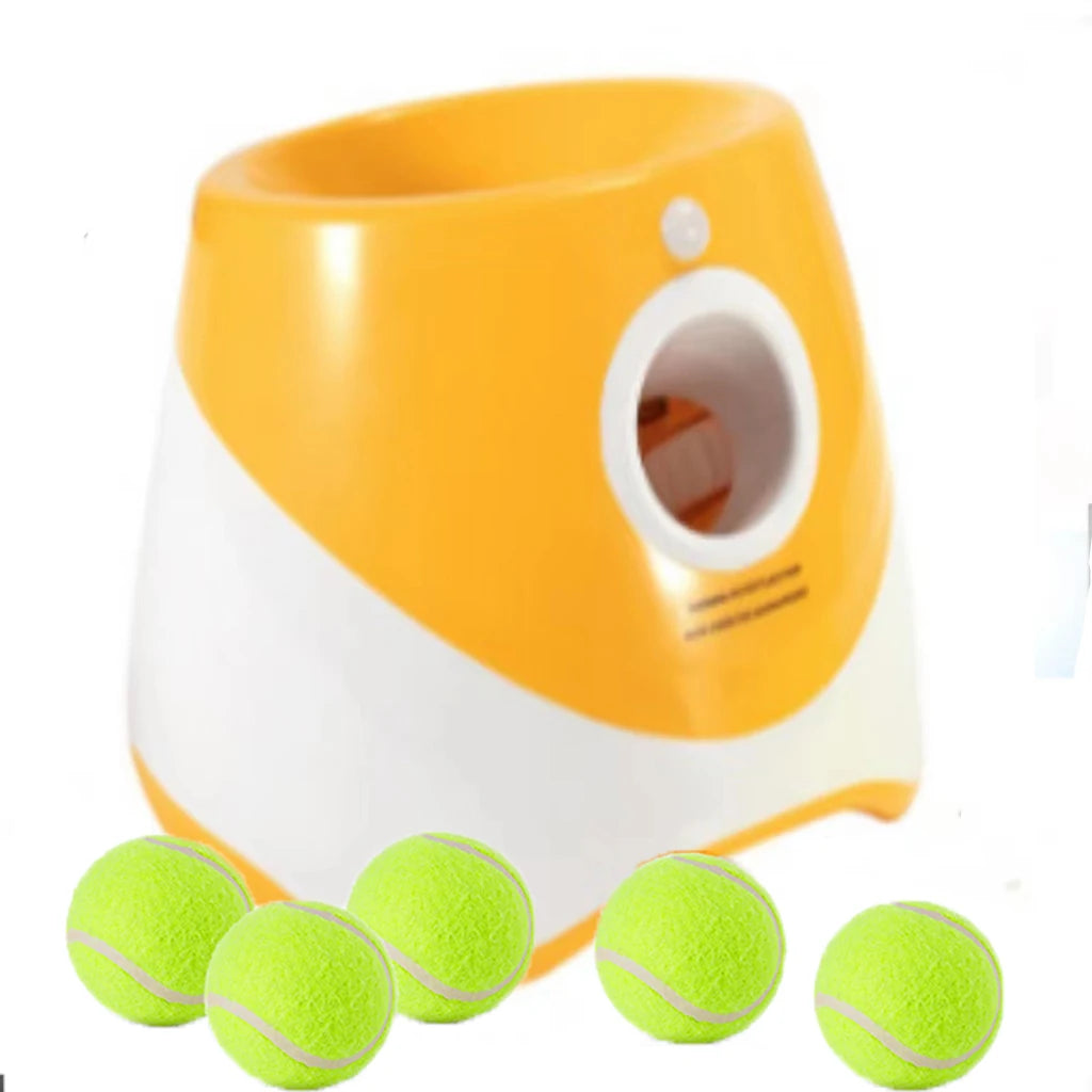 Ball Launcher Toy for Dogs Pet Products Dog Toys Keep Healthy Automatic Throw Pet 3 Distances Settings for Indoor Outdoor Play