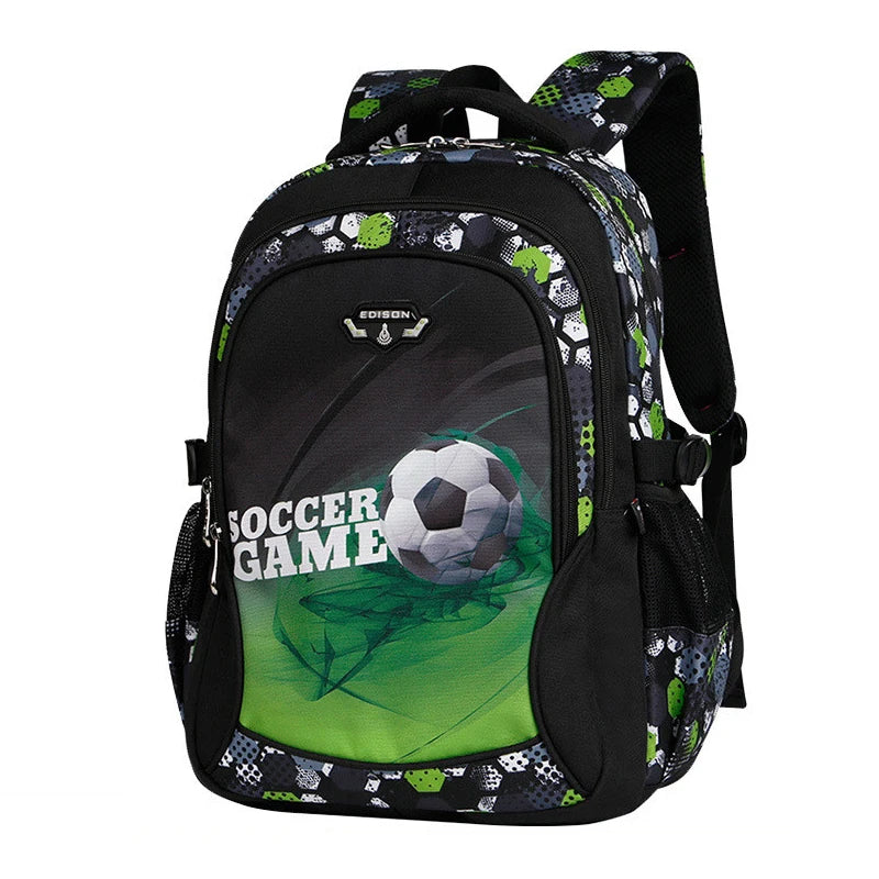 Printing Football Schoolbag Child Anime Backpack Travel Bag Soccers School Bags for Boys Teenage Mochila Escolar Infantil Menino