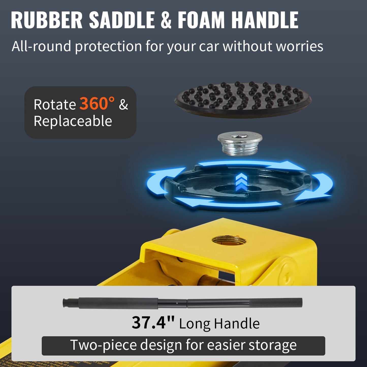 1.5 Ton Low Profile Aluminum Steel Racing Floor Jack Dual  Lift Car