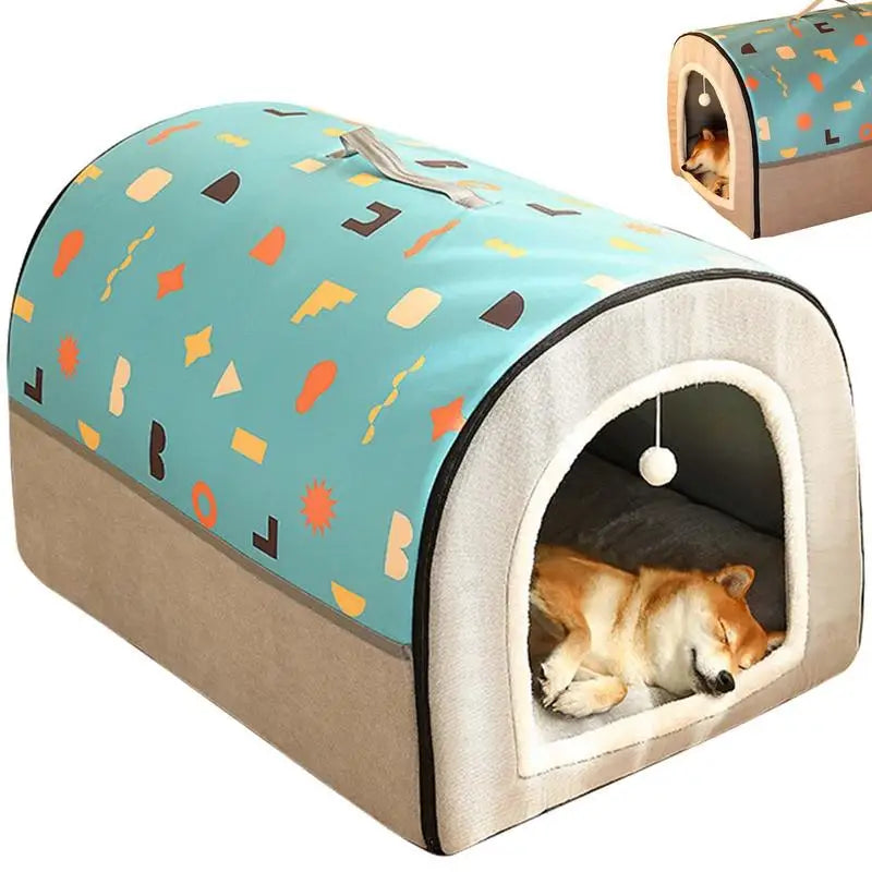 New Super Soft Dog House Indoor Deep Sleep Dog Cage Dog Cave Washable Cat House Cat Nesk Pet Items for Small Medium Large Dogs