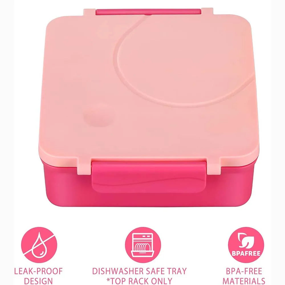 Bento Lunch Box Set for Kids with 8Oz Soup Thermo, Leak-Proof Lunch Containers with 4 Compartment for Kids to School