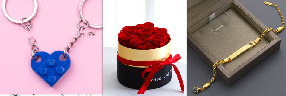 Eternal Roses in Box – Preserved Real Rose Flowers Gift Set for Valentine’s Day