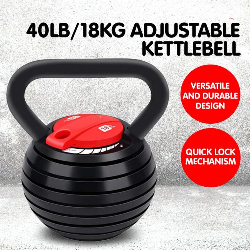 Adjustable round Chrome Weight Dumbbell Kettlebell Set Gym Kettlebell Weights