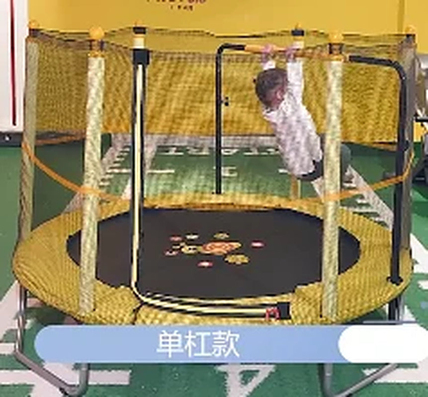 Trampoline Home Children Indoor Baby Bouncing Bed Children Adult Fitness Belt Netting Family Toy Jump Bed