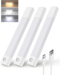 EZVALO Motion Sensor LED Light 3 Pack – Wireless Cabinet Light