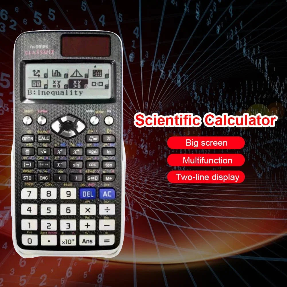 Scientific Calculator with 696 Functions Advanced Scientific Calculator Portable Student Calculator for Math Teaching