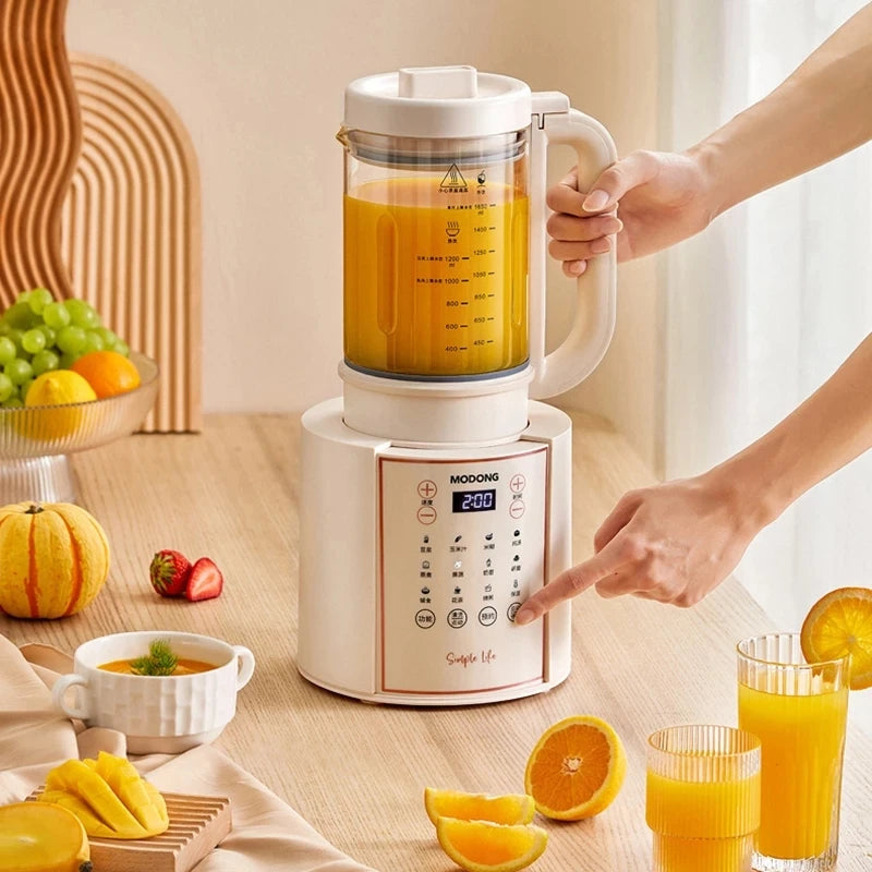 1.2L Soy Milk Maker Electric Juicer Blender Soybean Milk Machine Food Processor Wall Breaking Machine Auto Heating Cooking 220V