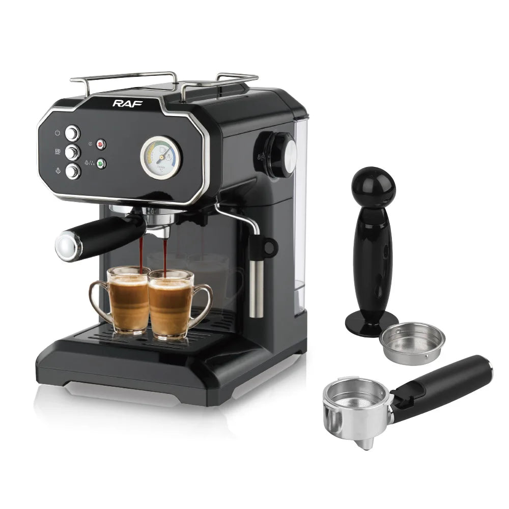 Home Espresso Machine Small Semi-Automatic Espresso Machine Multi-Function Milk Frother Beginner Coffee Machine